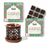 Dukhni Al Awatef Oud Bakhoor Set | 2 x 9pcs | Citron Spice Arabic Incense