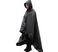 DUKUSEEK Hooded Stadium Blanket, Waterproof Windproof Outdoor Fleece Blanket - Large (79x56), Portable, Wearable, Warm for Outdoor Camping, Picnic, Stadium, Sports, Beach, Concerts, Car, Dogs…