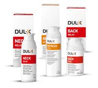 DUL-X Neck Relax (50 ml), Back Relax Gel Cream (75 ml) and Refresh Active (150 ml). Your Professional Muscle and Joint Relaxant