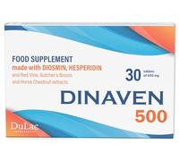 Dulac - Dinaven 500, Food Supplement for Leg Circulation Support, 30 Tablets, with Diosmin and Hesperidine, Made in Italy