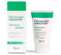 Dulac - Diosmin Expert Omniven Cream for Heavy and Tired Legs, Refreshing Effect, 150 ml, Stimulates Blood Flow and Supports Leg Circulation, with Diosmin, Butcher’s Broom, Red Vine, Made in Italy