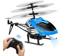 Dulanus Toys for Kids Adults Boys: RC Helicopter Remote Control Helicopter Gifts Birthday Presents for Kids Adults One Key Take-Off/Landing Helicopter Toy LED Light Automatic Altitude Hold Flying Toys