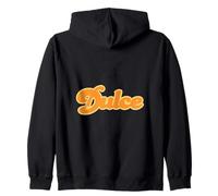 Dulce Cute Aesthetic Streetwear Spanish Word Design Zip Hoodie