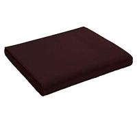 Dulce Lino 100% Egyptian Cotton Flat Sheet All UK Sizes Or Pillow Pair Cases 200 Thread Count (Brown, Pillow Pair)