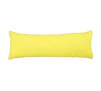 Dulce Lino New Bolster Pillow Case Cover & Pregnancy Maternity Orthopaedic Support. (Lemon, 6FT)