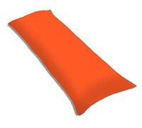 Dulce Lino New Bolster Pillow Case Cover & Pregnancy Maternity Orthopaedic Support. (Peach, 5FT)