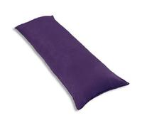 Dulce Lino New Bolster Pillow Case Cover & Pregnancy Maternity Orthopaedic Support.(Plum, 5FT)