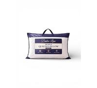 Dulce Lino Quilted Hotel-Quality Pillows - Soft & Supportive, Breathable Microfiber, Hypoallergenic Back, Front and Side Sleepers - Soft & Breathable Size 45cm x 66cm. (Pack of 1)