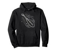 Dulcimer Musician Who Plays Folk Music Tells Stories Strings Pullover Hoodie