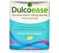 DulcoEase Stool Softener 30 Gel Capsules 30 Capsule