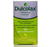 Dulcolax Adult 5mg Bisacodyl Laxative for Constipation Relief 100 Tablets 100 Tablet