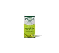 Dulcolax Adult - Constipation Relief Laxative 5mg Bisacodyl Gastro Resistant Tablets Tablets, 20 Count