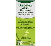 Dulcolax Adult Pico Liquid - Constipation Relief Laxative 5mg/5ml Sodium Picosulfate Liquid Oral Solution - 100ml