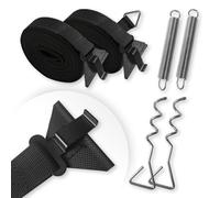 Dulepax Awning Tie Down Kit Storm Straps Kit for Caravan Motorhome Awing Storm Protection Set Compatible with Thule Omnistor