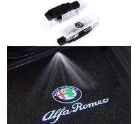 Duleutgnu 2 x Car Door Lighting Welcome Logo Ghost Shadow Definition Decoration LED Doors Entry Lights 3D Emblem Lamp