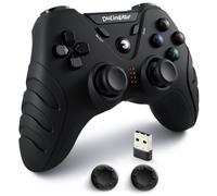 DuLingKer Wireless PC Controller, PS3 Gamepad with Dual Vibration, 2.4G Wireless, Compatible with PC Windows 11/10/8/7, PS3, Android Smart TV, TV Box, Steam, Raspberry Pi