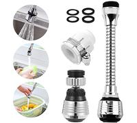 DULKET Tap Adapter Kitchen Tap 360 Degree Swivel Nozzle Filter Tap Kitchen Extension Tap Nozzle Extension Filter Tap Available for Kitchen, Sink, Bathroom