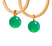 Dulong Globe Krysoprase 2x Pendant 18 ct. Gold GLO2-A1120 - Woman - Gold Gold/Green