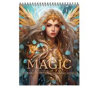 Dulov 4PCS Mandala Knight Butterfly Bottle Coloring Book Ignite Your