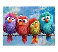 Dulov Rainbow Birds Full DIY 5D Round Drill Diamond Art Painting Kit 15