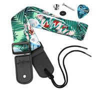 Dulphee Ukulele Strap Hawaiian Style Shoulder Strap Adjustable Ukulele straps for Soprano Concert Tenor Baritone Strings Instruments(Palm)