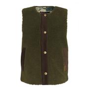 Dulsie Shearling Sleeveless Jacket Olive green FR 40/UK 12