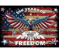 DULUDA 7x5 FT Red Blue 250 Years America Backdrop for 250Th Anniversary USA Theme 4Th of July Independence Day Home Garden Outdoor Party Decorations 250 Anniversary USA Banner Supplies