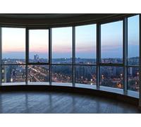 Duluda 8x6 FT Office Wooden Floor Background - City, Urban, Portrait, Meeting & Podcast Backdrop Banner Studio Props