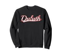 Duluth Minnesota Lake Superior Vintage Varsity Distressed Sweatshirt