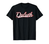Duluth Minnesota Lake Superior Vintage Varsity Distressed T-Shirt