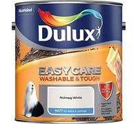 Dulux 403201 Easycare Washable & Tough Matt Emulsion Paint For Walls And Ceilings - Nutmeg White 2.5L