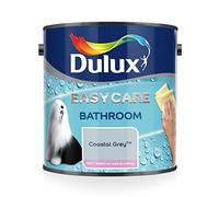 Dulux 500001 Easycare Bathroom Soft Sheen Emulsion Paint For Walls And Ceilings - Coastal Grey 2. 5 Litres