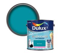 Dulux 500001 Easycare Bathroom Soft Sheen Emulsion Paint for Walls and Ceilings - Teal Touch 2.5L