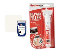 Dulux 5268164 Light & Space Tester Paint, Absolute White, 30 Millliliters & fischer No Tools Just Hands - Repair Filler - 70ml, 551915