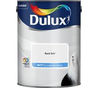 Dulux 5293111 Walls & Ceilings Matt Emulsion Paint, Rock Salt, 5 Litre
