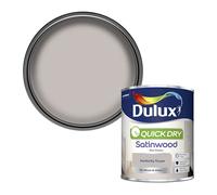 Dulux 5358153 Quick Dry Satinwood Paint - Perfectly Taupe - 750ML