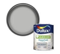 Dulux 5358157 Quick Dry Eggshell Paint, Chic Shadow, 750 ml