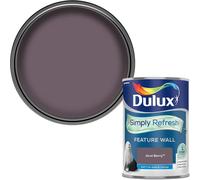 Dulux 5569241 Simply Refresh Feature Wall Matt Emulsion Paint, Acai Berry, 1.25