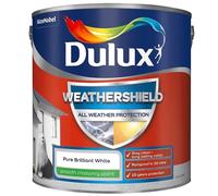 Weathershield 2.5l Smooth Masonry Paint, Pure Brilliant White