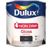 Dulux Black 2.5L Non Drip Gloss