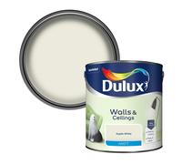 Dulux 2.5l Matt Standard Emulsion Paint, Apple White