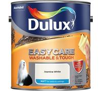 Dulux Easycare Washable and Tough Matt Emulsion Paint For Walls And Ceilings - Jasmine White 2. 5 Litres