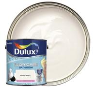 Dulux Easycare Bathroom Plus Soft Sheen Paint, Jasmine White, 2.5 Litre