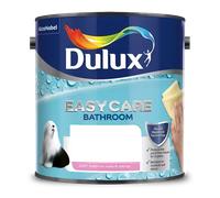 Dulux Easycare bathroom Soft Sheen Paint - White Mist - 2.5L