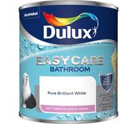 Dulux Easycare Bathroom Plus Soft Sheen Paint, Pure Brilliant White, 2.5 Litre