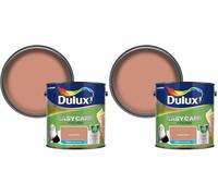 Dulux Easycare Kitchen Matt Emulsion Paint - Copper Blush - 2.5L (Pack of 2)