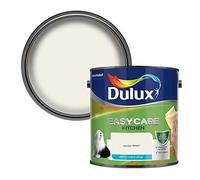 Dulux Easycare Kitchen Matt Emulsion Paint For Walls And Ceilings - Jasmine White 2.5 Litres