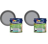 Dulux Easycare Kitchen Matt Emulsion Paint For Walls And Ceilings - Warm Pewter 2.5 Litres (Pack of 2)