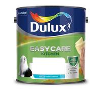 Dulux Easycare Kitchen Matt Emulsion Paint For Walls And Ceilings - Jasmine White 2.5 Litres