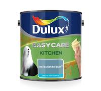 Dulux Easycare Kitchen Matt Emulsion Paint For Walls And Ceilings - Stonewashed Blue 2.5 Litres